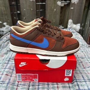 Nike Dunk Low Dark Mars Stone / Blue
Size 10